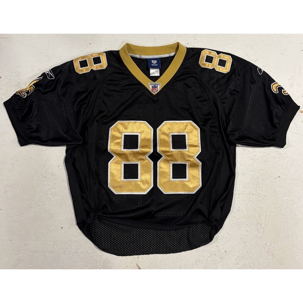 Reebok On Field New Orleans Saints Shockley Jersey Womens 48 Cropped Black Sewn